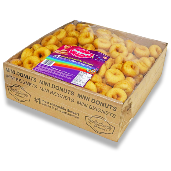 null Mini Donuts, Frozen 1.728 kg, $2.49/100g