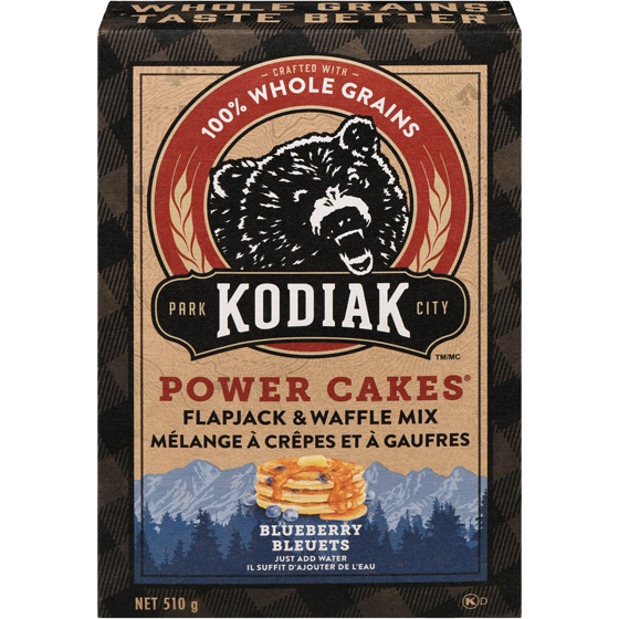 KODIAK CAKES Power Cakes Flapjack & Waffle Mix Blueberry 510 g, $1.37/100g