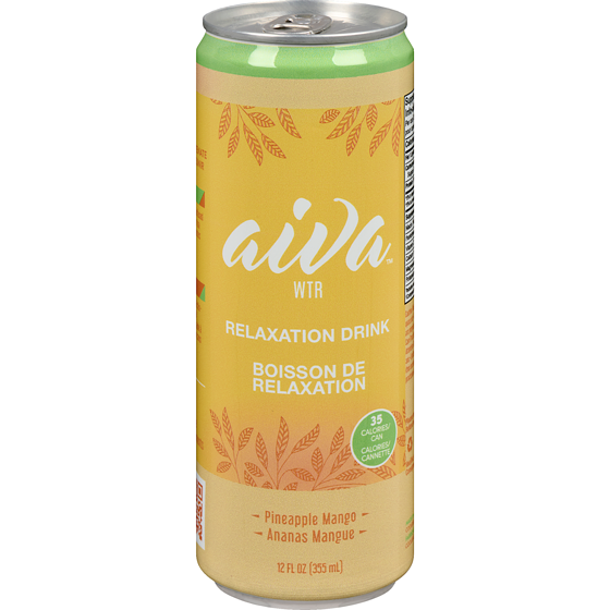 Aiva Wtr Relaxation Drink Pineapple Mango 355 ml, $0.98/100ml