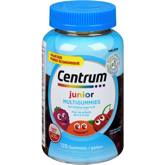 Centrum Junior Multigummies 120 ea, 0,19 $/1ch