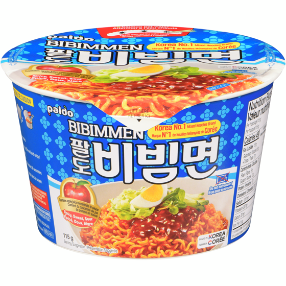 Paldo Mixed Noodles Bibimmen 115 g, $2.43/100g
