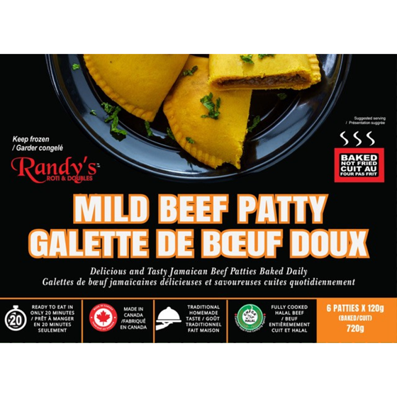 Randy's Beef Patty, Mild 708 g, $0.99/100g