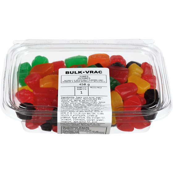 Johnvince Foods Naturally & Artificially Flavoured Candy Jubes 450 g, $1.11/100g