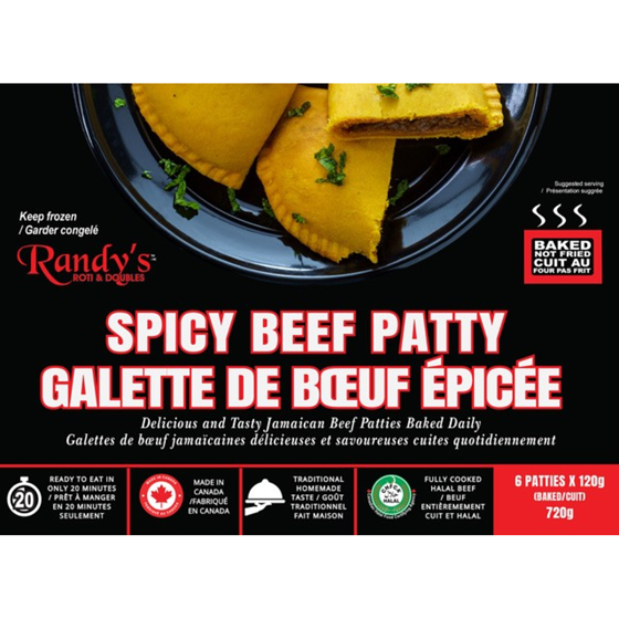 Randy's Beef Patty, Spicy 708 g, $0.99/100g