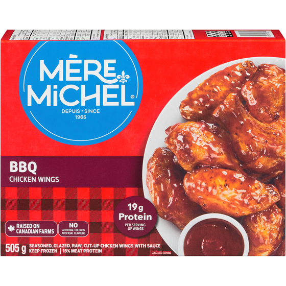Mere Michel Bbq Chicken Wings 505 g, $2.28/100g