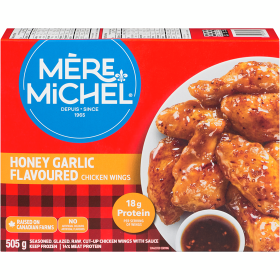 Mere Michel Honey Garlic Flavoured Chicken Wings 505 g, $2.28/100g