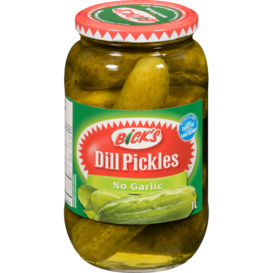 Bicks Dill Pickles No Garlic 1 l, $0.70/100ml