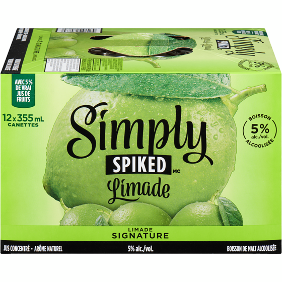 Simply Spiked Limeade (Pièce d’identité requise au moment du ramassage) 12x355.0 ml, 0,62 $/100ml