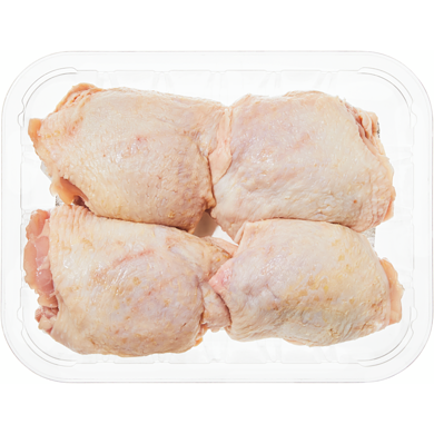 President's Choice Free From Chicken Thigh, Bone-in, Skin-on $14.31/1kg $6.49/1lb