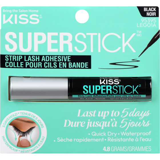 Kiss My Face Superstick Strip Lash Adhesive Black 1 ea, $10.00/1ea