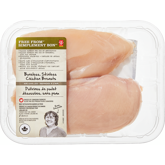 President's Choice Free From Chicken Breast, Boneless