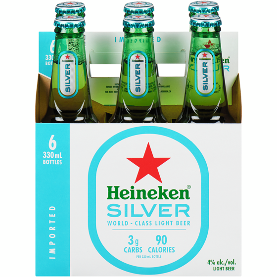 Heineken Light Beer (ID required at pick-up) 6x330.0 ml, $0.91/100ml