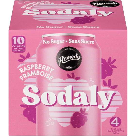 Remedy Soda Raspberry 4x355.0 ml, $0.77/100ml