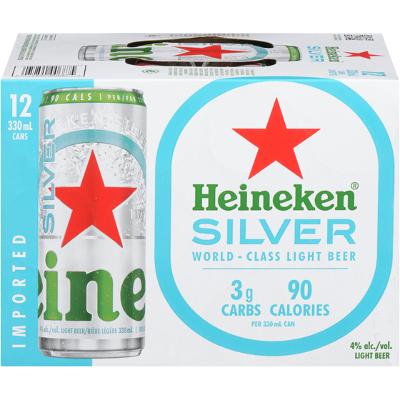 Heineken Light Beer (ID required at pick-up) 12x330.0 ml, $0.84/100ml