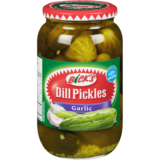 Bicks Dill Pickles Garlic 1000 ml, $0.70/100ml
