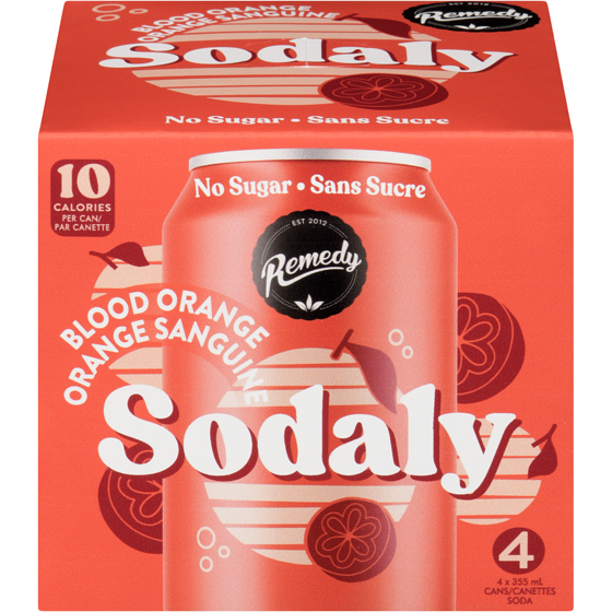 Remedy Soda Blood Orange 4x355.0 ml, $0.63/100ml