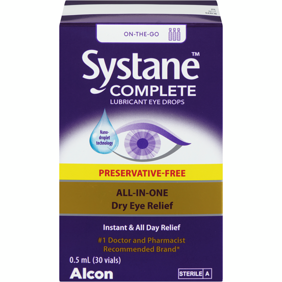 Systane Complete All-In-One Dry Eye Relief 30 ea, $1.20/1ea