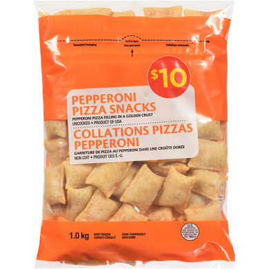 null Collations pizzas pepperoni 1 kg, 1,00 $/100g