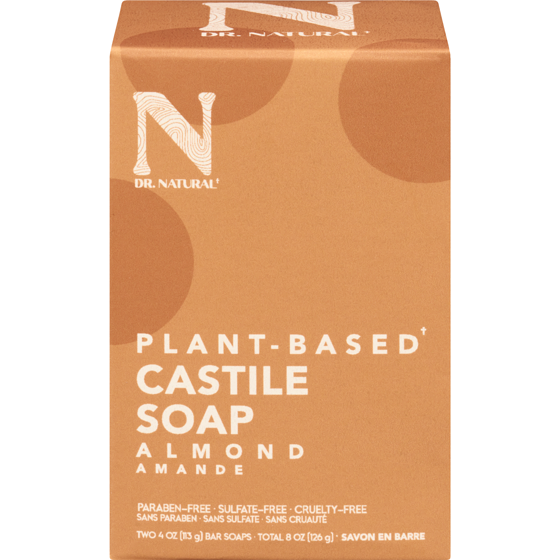 Dr. Natural Castile Soap Almond 2x113.0 g, $5.08/100g