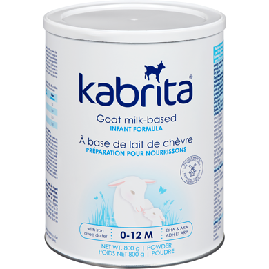 Kabrita À base de lait de chèvre préparation pour nourrissons poudre 0-12 m 800 g, 7,12 $/100g