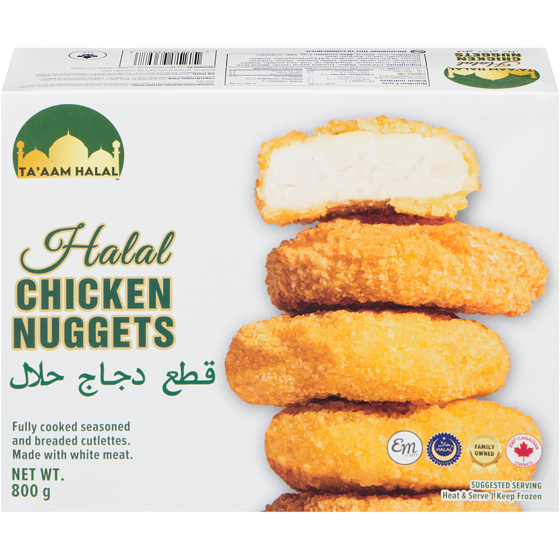 null Halal Chicken Nuggets 800 g, $1.31/100g