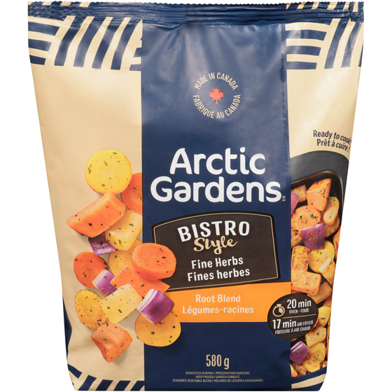 Arctic Gardens Bistro style mélange de légumes assaisonnés fines herbes légumes-racines 580 g, 1,12 $/100g