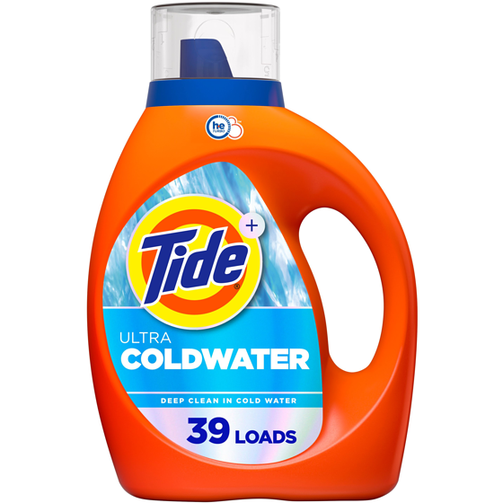Tide Ultra Coldwater Liquid Laundry Detergent, Original Scent, 39 Loads, Laundry Detergent Liquid Formulated for Cold Water 1620 ml, $0.99/100ml