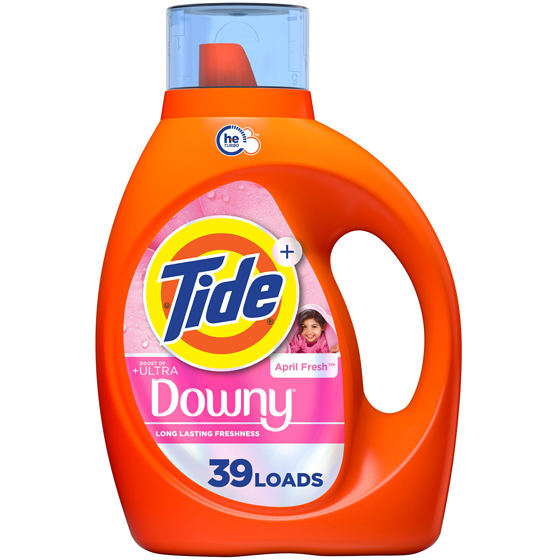 Tide Ultra + Downy Laundry Detergent 1620 ml, $0.99/100ml