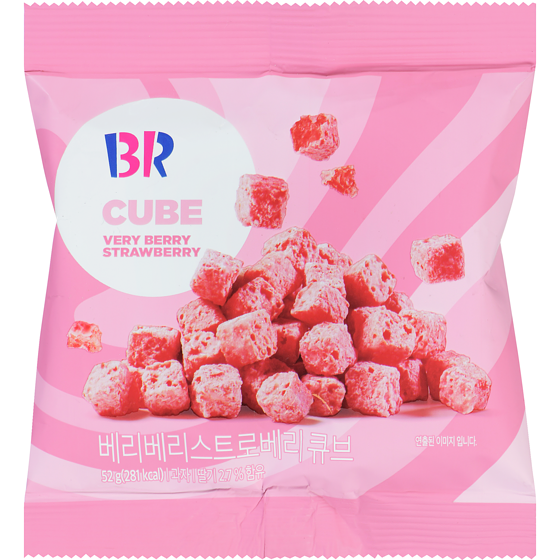 Baskin Robbins Cube fraise très à l'aise 52 g, 4,40 $/100g