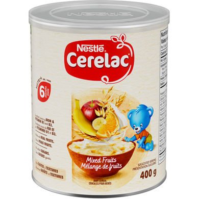 Nestlé Cerelac Mixed Fruits Baby Cereal, 6 Months & Up 400 g, $2.75/100g