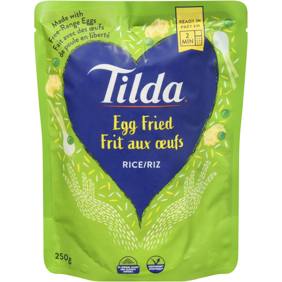 Tilda Rice Egg Fried 250 g, $1.00/100g