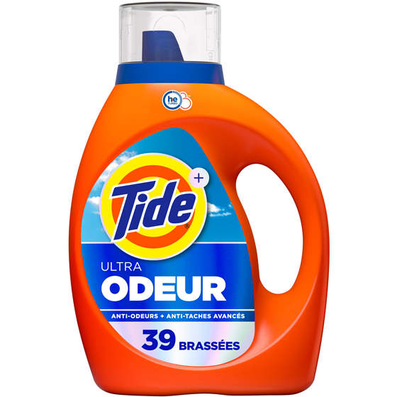 Tide Détergent à lessive ultra-odeur 1.62 l, 1,05 $/100ml