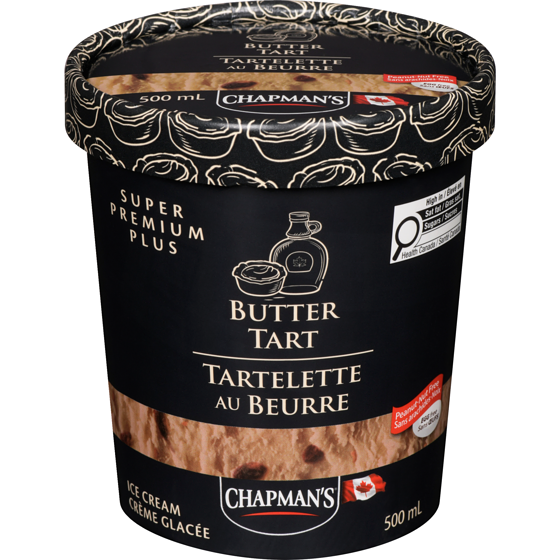 Chapmans Ice Cream Butter Tart 500 ml, $1.20/100ml