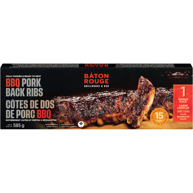 Baton Rouge BBQ Pork Ribs 585 g, $2.91/100g