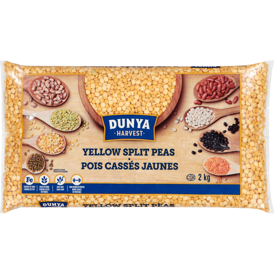 Dunya Harvest Yellow Split Peas 2 kg, $0.29/100g