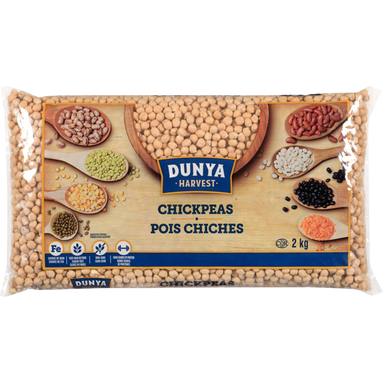 Dunya Harvest Chickpeas 2 kg, $0.37/100g