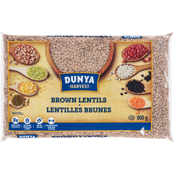 Dunya Harvest Brown Lentils 900 g, $0.35/100g