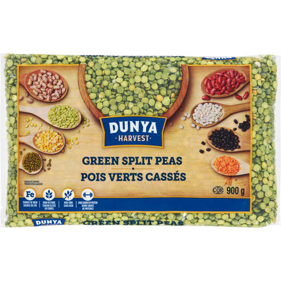 Dunya Harvest Green Split Peas 900 g, $0.33/100g