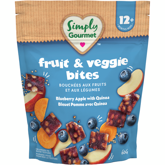 Baby Gourmet Simply Gourmet Blueberry Apple with Quinoa Bites 60 g, $7.48/100g