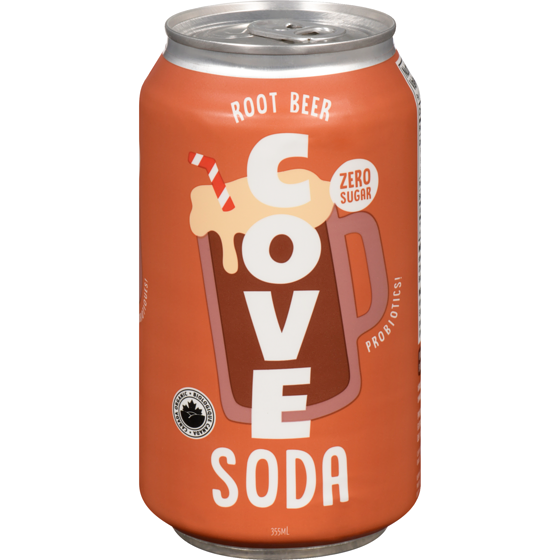COVE Soda Root Beer 355 ml, $0.70/100ml