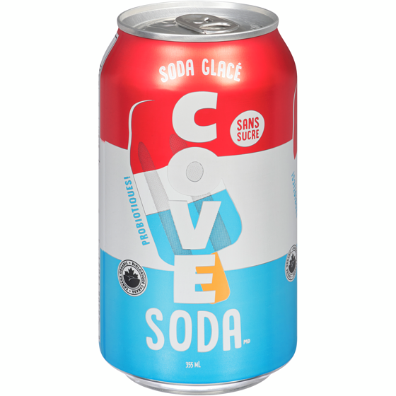 COVE Soda sans sucre Ice Pop 355 ml, 0,62 $/100ml