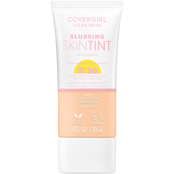 Cover Girl Clean Fresh Blurring Skin Tint, Liquid Foundation Light Neutral - 415 30 ml, $43.30/100ml
