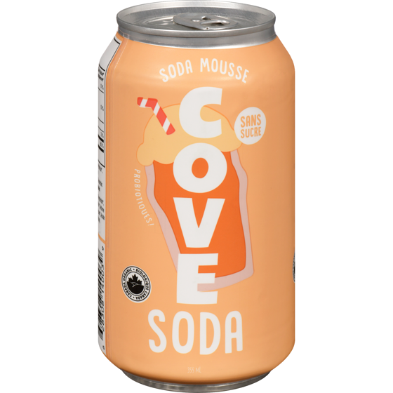 COVE Soda soda mousse 355 ml, 0,62 $/100ml