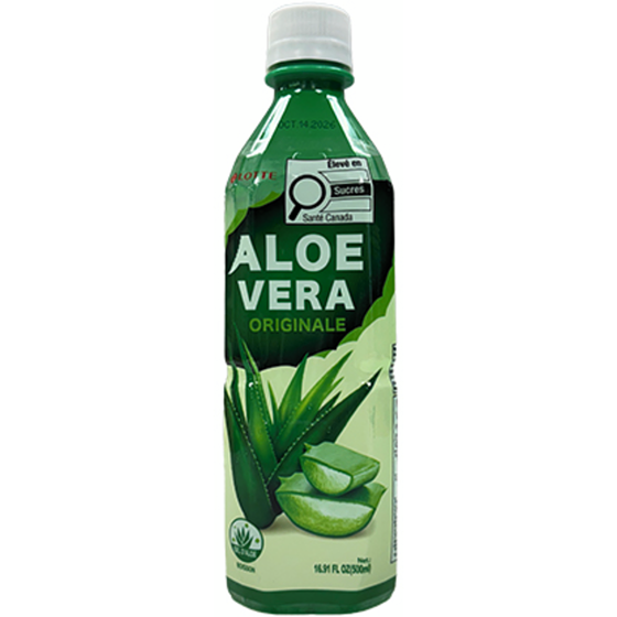 Lotte Aloe Vera Original 500 ml, $0.40/100ml