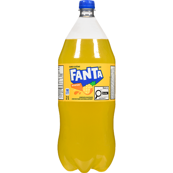 Fanta Soda Ananas Bouteille 2 l, 0,21 $/100ml