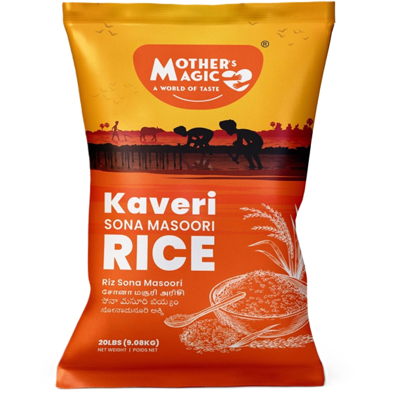 Mother's Magic Kaveri Sona Masoori Rice 9.08 kg, $0.26/100g