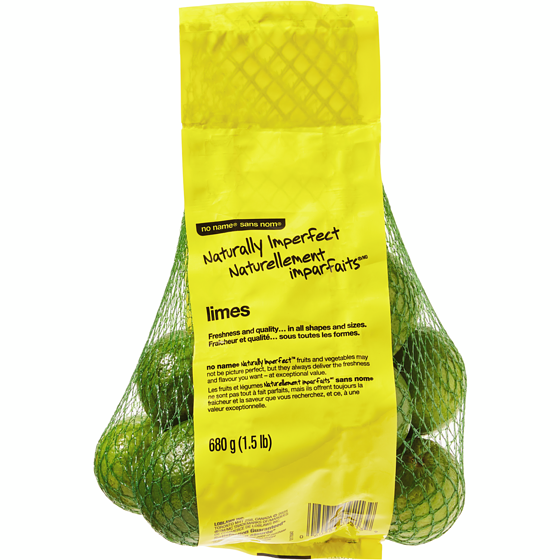 Sans Nom Limes Naturellement imparfaites 680 g, 0,88 $/100g