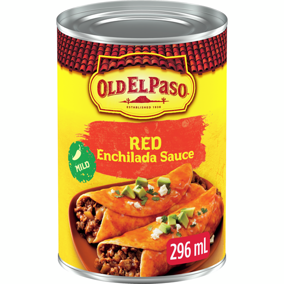 Old El Paso Red Enchilada Sause 296 ml, $1.52/100ml