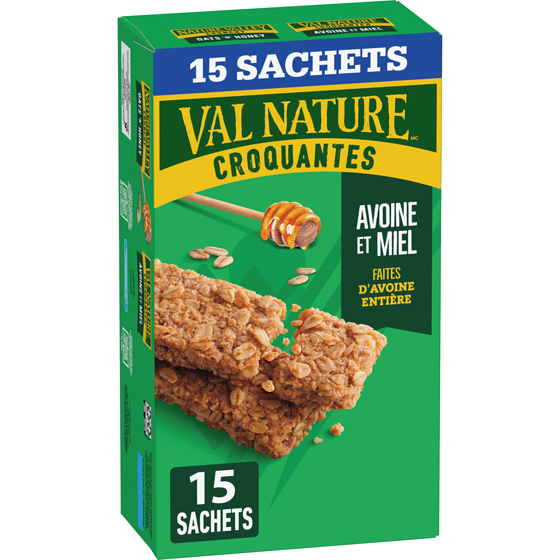 Nature Valley Barres granola Croquantes Avoine et miel 15ct 630 g, 1,43 $/100g