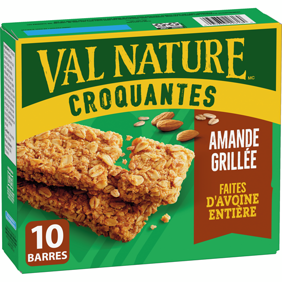 Nature Valley Barres granola Croquantes Amande grillée 5CT 210 g, 2,14 $/100g